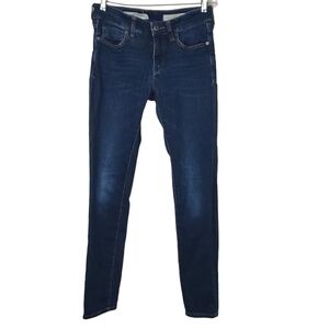 Anthropologie Pilcro And The Letterpress Mid Rise Skinny Blue Jeans 27